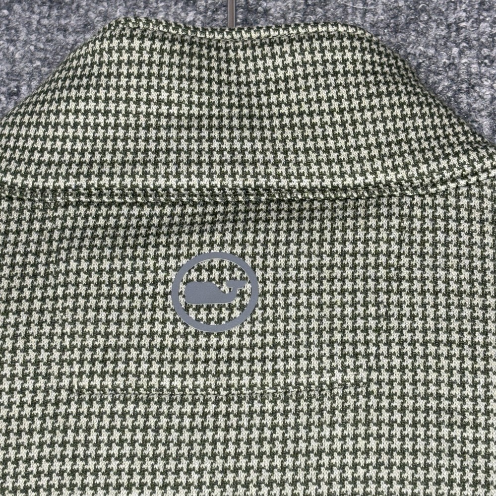 Vineyard Vines Bluffs Quarter Zip Pullover‎ Men's Small Green OTG Sweater - Picture 7 of 16
